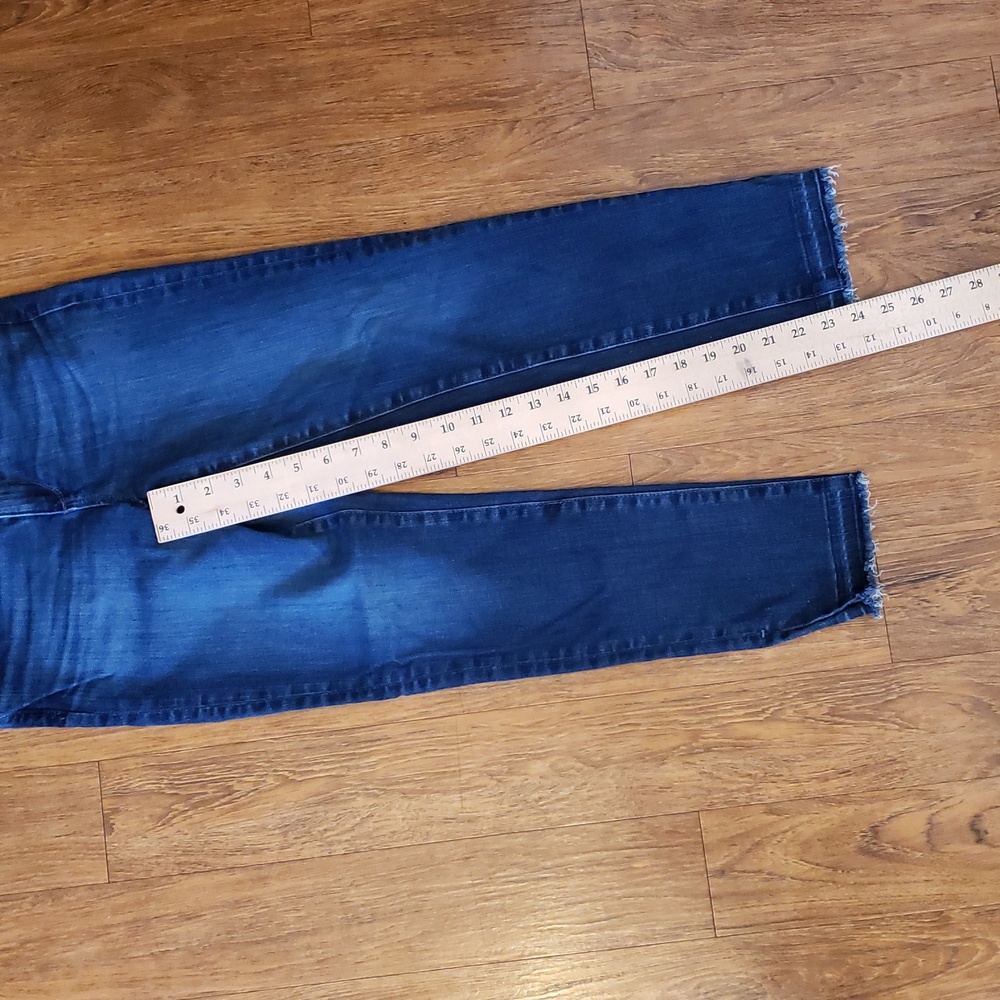 AG Adriano Goldschmied Dark Blue Skinny Jeans Midi - Picture 4 of 7